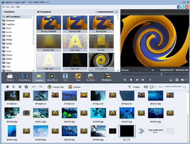 AVS Video Editor 9.9.1.407: подробное описание программы